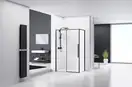 Душевая кабина REA SOLAR BLACK 80х100 (REA-K6310)