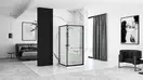 Душевая кабина REA SPACE IN BLACK 90х90 (REA-K8881)