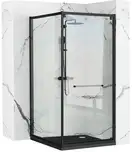 Душевая кабина REA SPACE IN BLACK 80х100 (REA-K8882)