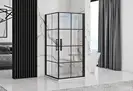 Душова кабіна REA RUBIK BLACK MAT 90х90 (REA-K9231)