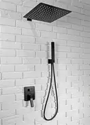 Душевой гарнитур REA SONIC BLACK черный (REA-P0369)