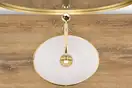 Умывальник (раковина) REA SOFIA MINI GOLD WHITE накладной (REA-U6334)
