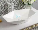 Rea Vegas White Раковина накладная, белая (REA-U6643)