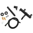 Змішувач для ванни Yoka SUNTO BLACK черный настенный з виливом (BP.SUNTO-BLK)