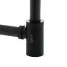 Сифон універсальний для раковины (умивальника) Yoka BLACK MAT CLICK-KLAK черный (SYPOP-14-BLK)
