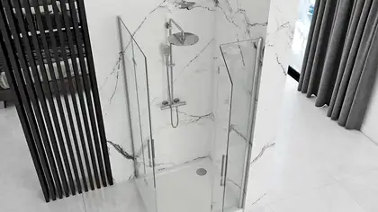 Душова Кабіна REA Molier Хром Double 100x100 KPL-6371-6371