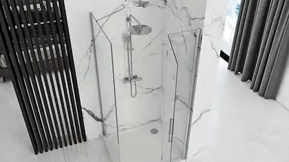 Душова Кабіна REA Molier Хром 100x80 KPL-6371-8534