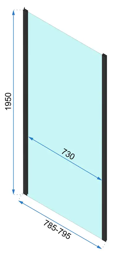 Душова Кабіна REA Rapid Slide 150x80 KPL-6405-6421