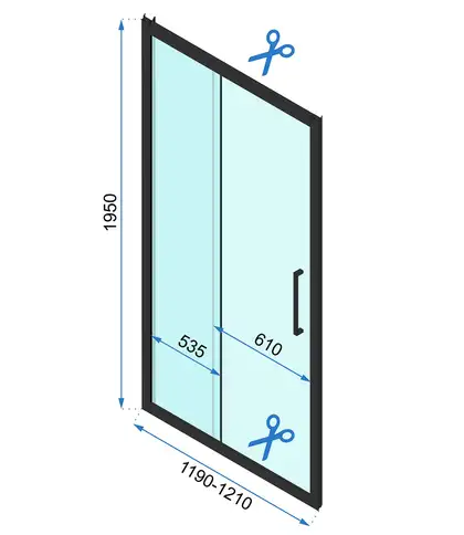 Душова Кабіна REA Rapid Slide 160x90 KPL-6406-6422