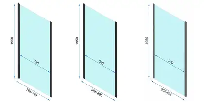 Душова Кабіна REA Rapid Swing 90x100 KPL-6409-6423