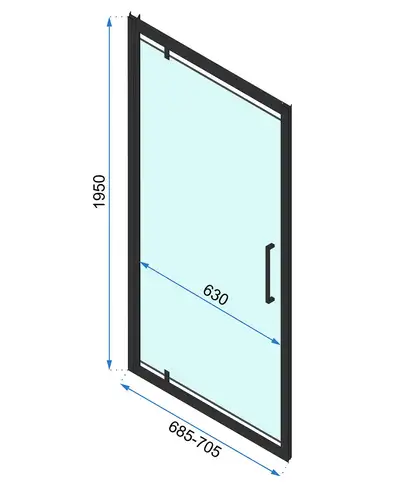 Душова Кабіна REA Rapid Swing 120x100 KPL-6413-6423