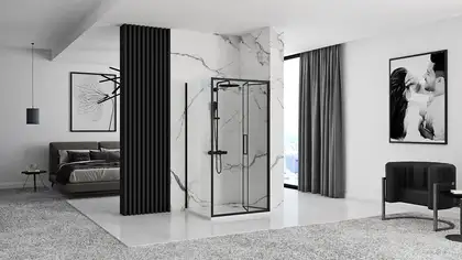 Rea Душова Кабіна Rapid Fold 90x80 KPL-6419-6421 Rea Душова Кабіна Rapid Fold 90x80 KPL-6419-6421