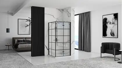 Душова Кабіна REA Molier Чорний 100x90 KPL-6963-8531