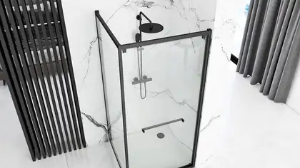 Душова Кабіна REA Space In Чорний 80x100 + Душовий Піддон Savoy Чорний KPL-8882-4087 Душова Кабіна REA Space In Чорний 80x100 + Душовий Піддон Savoy Чорний KPL-8882-4087