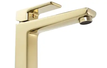 Змішувач для раковини (умивальника) REA ORIX GOLD золотий низький (REA-B6163)