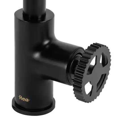 Смеситель для кухни REA VERTIGO SIDE BLACK черный высокий (REA-B8767)