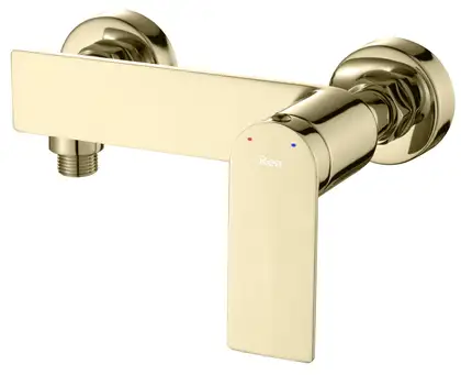 Смеситель для ванны и душа REA STORM GOLD настенный без излива (REA-B9984)