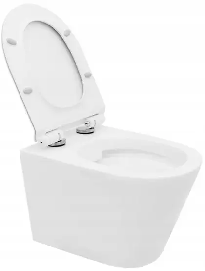 Rea Tomas Підвісний унітаз Rimless, білий (REA-C1257)