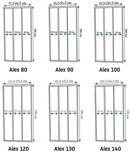 Душевая дверь REA ALEX 120 CHROME (REA-K0921)