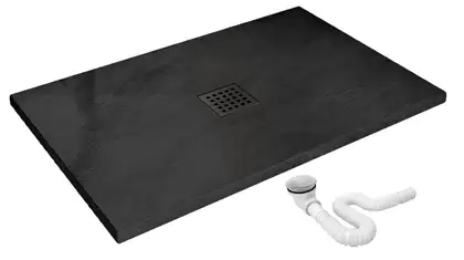 Душевой поддон REA ROCK 80X100 BLACK (REA-K4578)