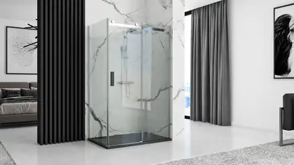 Душевой поддон REA ROCK 90X120 BLACK (REA-K4580)