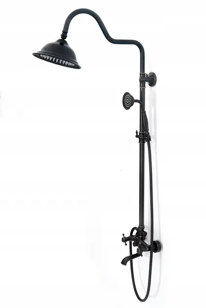 Душевой гарнитур REA RETRO OLD BLACK черный (REA-P2366)