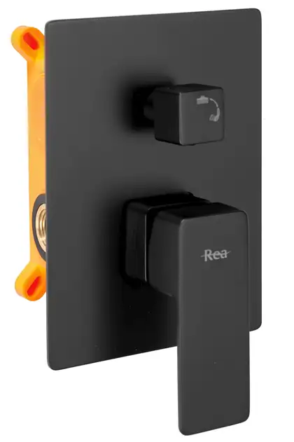 Душовий гарнітур прихованого монтажу REA ORIX BLACK + BOX чорний матовий (REA-P8465) Душовий гарнітур прихованого монтажу REA ORIX BLACK + BOX чорний матовий (REA-P8465)