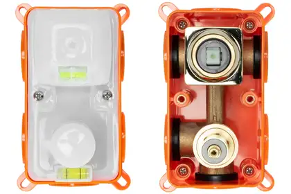 Душевая система REA OVAL GOLD + BOX скрытого монтажа (REA-P8466)