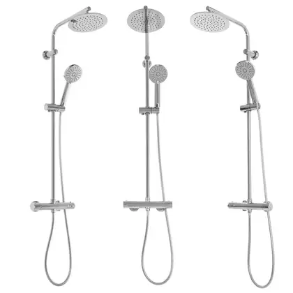 Rea Bliss Chrome Душовий гарнітур, хром (REA-P8805)
