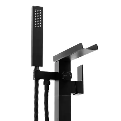 Змішувач для ванни Yoka ROMA BLACK MATT черный напольный (BP.ROMA BLK)