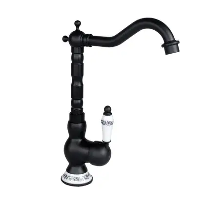 Змішувач для кухни Yoka GIANA BLACK черный (BZ.GIANA BLK)