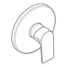 Hansgrohe Rebris E Змішувач для душу, Matt Black (72668670)