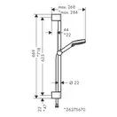 Hansgrohe Rebris S/Vernis Blend Набір 3-в-1, чорний (SET72440) (724407251726422)