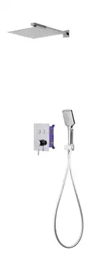 Душовий гарнітур прихованого монтажу Corsan CMZ068CH CHROM + BOX хром (647007)