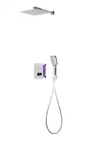 Душовий гарнітур прихованого монтажу Corsan CMZ069TCH CHROM + BOX хром з термостатом (647014)