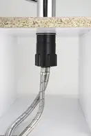 Смеситель для кухни Corsan TRINO BLACK MATT черный з подвижным носиком (CMB7121BL)