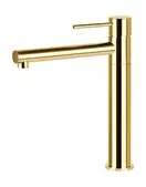 Смеситель для кухни Corsan LUGO GOLD золототой з подвижным носиком (CMB7521GL)
