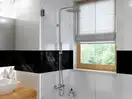 Душовий гарнітур Corsan LUGO CHROME з термостатом та виливом (CMN016)
