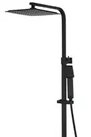 Душовий гарнітур Corsan ANGO BLACK MATT з термостатом (CMN019)