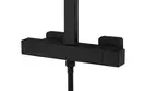 Душовий гарнітур Corsan ANGO BLACK MATT з термостатом (CMN019)