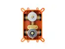 Душевая система с термостатом CORSAN LUGO GOLD + BOX скрытого монтажа (Z03TGL)