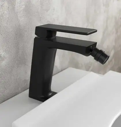 Corsan Trino Black Змішувач для біде, чорний (CMB7131BL)
