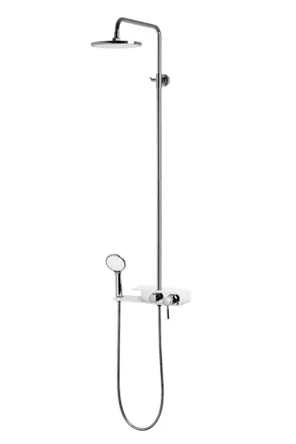 Душовий гарнітур Corsan KLAR FIBER CHROME WHITE (CMN002)