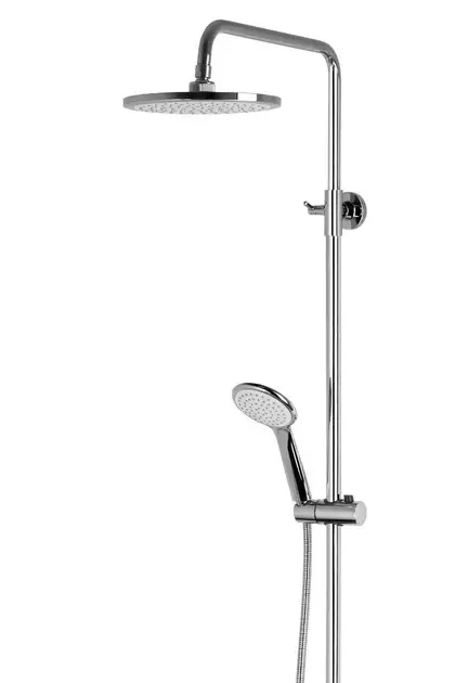 Душовий гарнітур Corsan KLAR FIBER CHROME WHITE (CMN002)