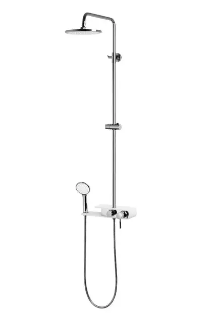 Душовий гарнітур Corsan KLAR FIBER CHROME WHITE (CMN002)