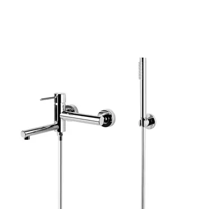 Смеситель для ванны Corsan LUGO CHROME с изливом (CMZ063CH)