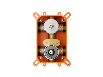 Душевая система с термостатом CORSAN LUGO BLACK + BOX скрытого монтажа (Z03TBL)