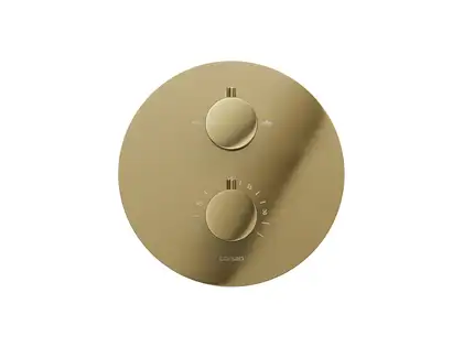 Душевая система с термостатом CORSAN LUGO GOLD + BOX скрытого монтажа (Z03TGL)