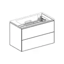 Тумба подвесная Geberit One 75 х 39,5 х h46,5 см, цвет - орех натуральный 500.381.00.1