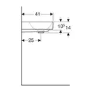 Раковина Geberit One 50 х 41 см 505.020.01.6